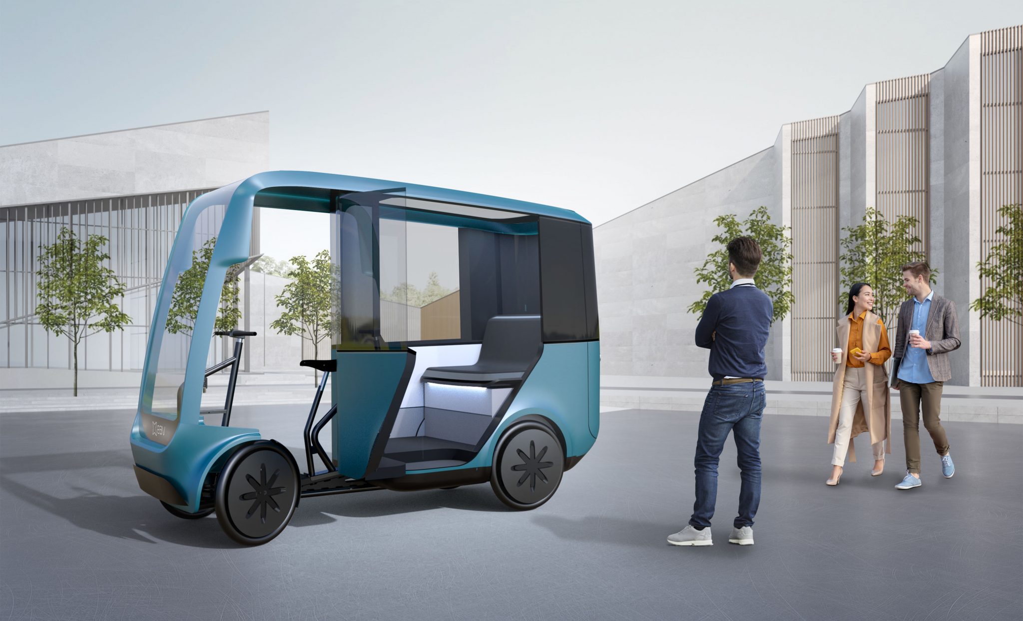 EAV reveals ultralightweight electric taxi design
